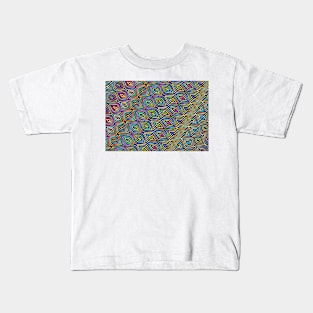 tippy wavy petal pattern Kids T-Shirt